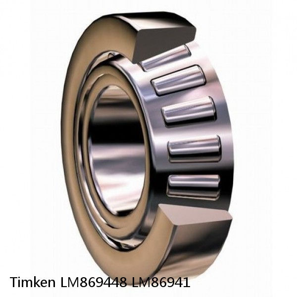 LM869448 LM86941 Timken Tapered Roller Bearing Assembly
